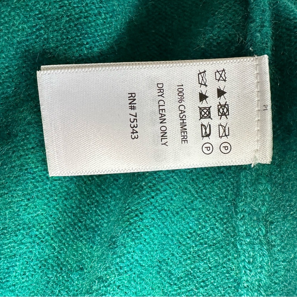 Tahari Teal Crew Neck Sweater - Picture 6 of 6